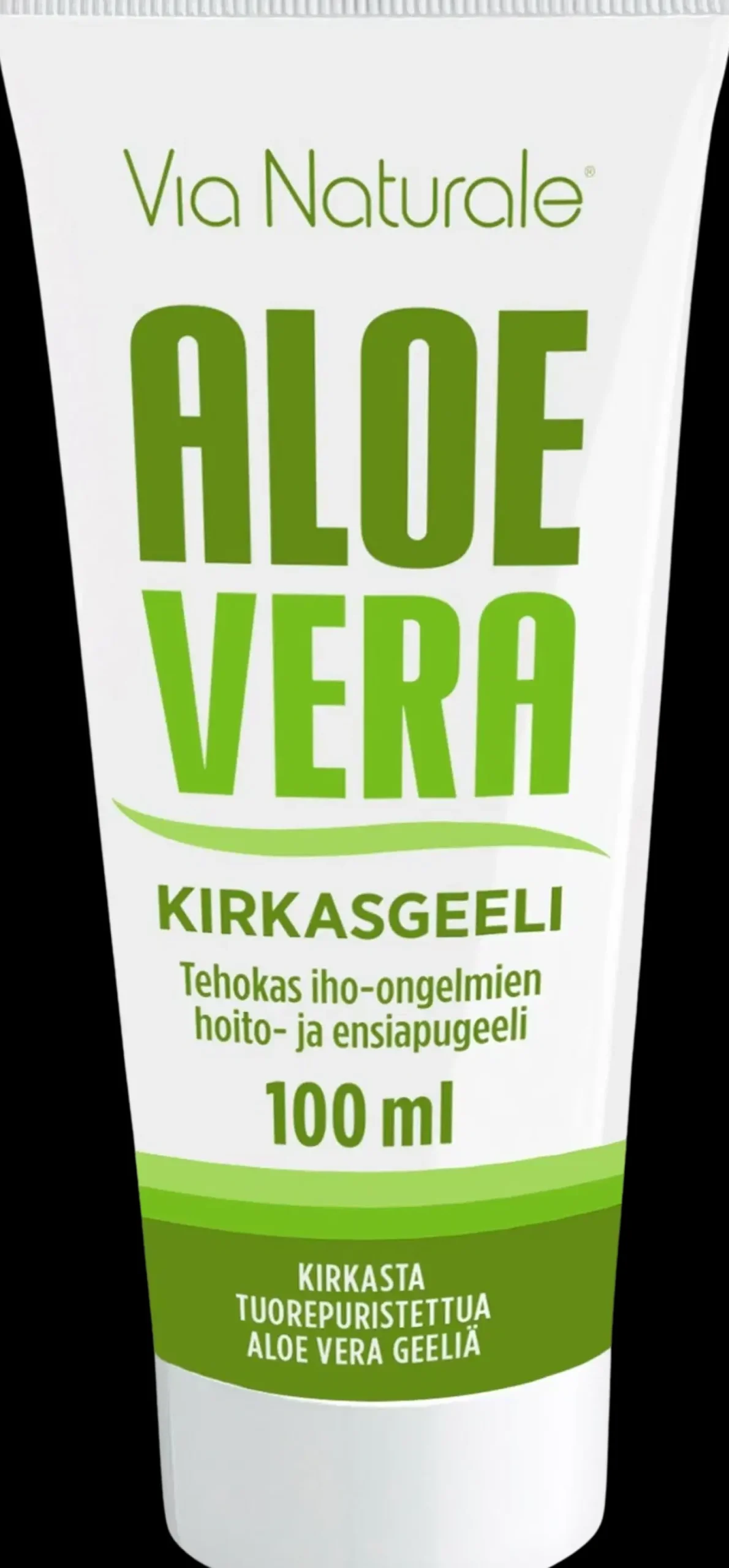 Via Naturale Ihonhoito|Vartalonhoito<Aloe Vera Kirkasgeeli 100 ml