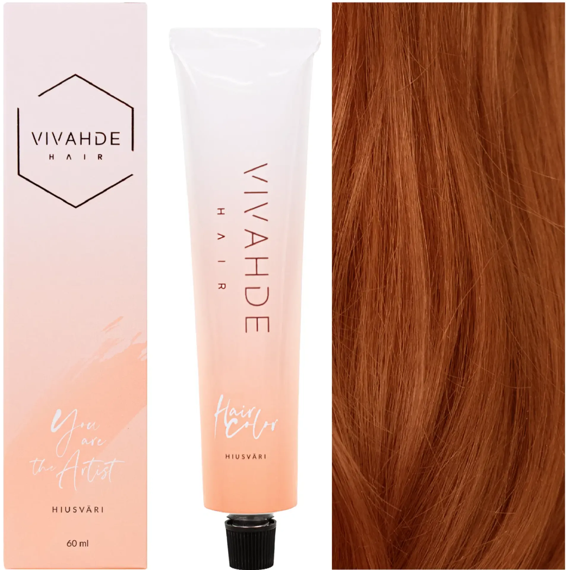 Vivahde Hair Hiusvärit<8 C Kupari hiusväri 60 ml