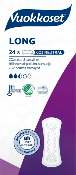 Vuokkoset Kuukautiset Ja Intiimihygienia<Long pikkuhousunsuoja 24 kpl