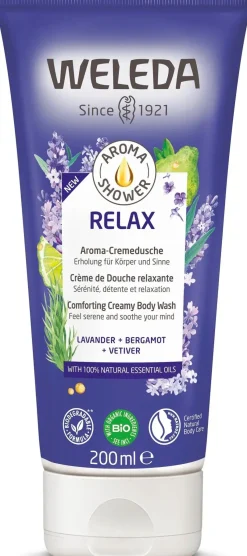 Weleda Ihonhoito|Vartalonhoito<Relax Rauhoittava suihkuvoide 200ml