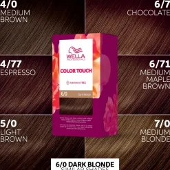 Wella Professionals Hiusvärit<Color Touch Pure Naturals Dark Blonde 6/0 kotiväri 130 ml