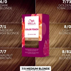 Wella Professionals Hiusvärit<Color Touch Pure Naturals Medium Blonde 7/0 kotiväri 130 ml