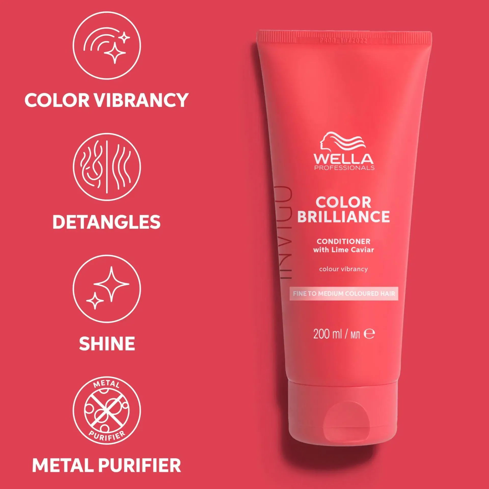 Wella Professionals Hiustenhoito<Invigo Color Brilliance Fine Hair hoitoaine 200 ml