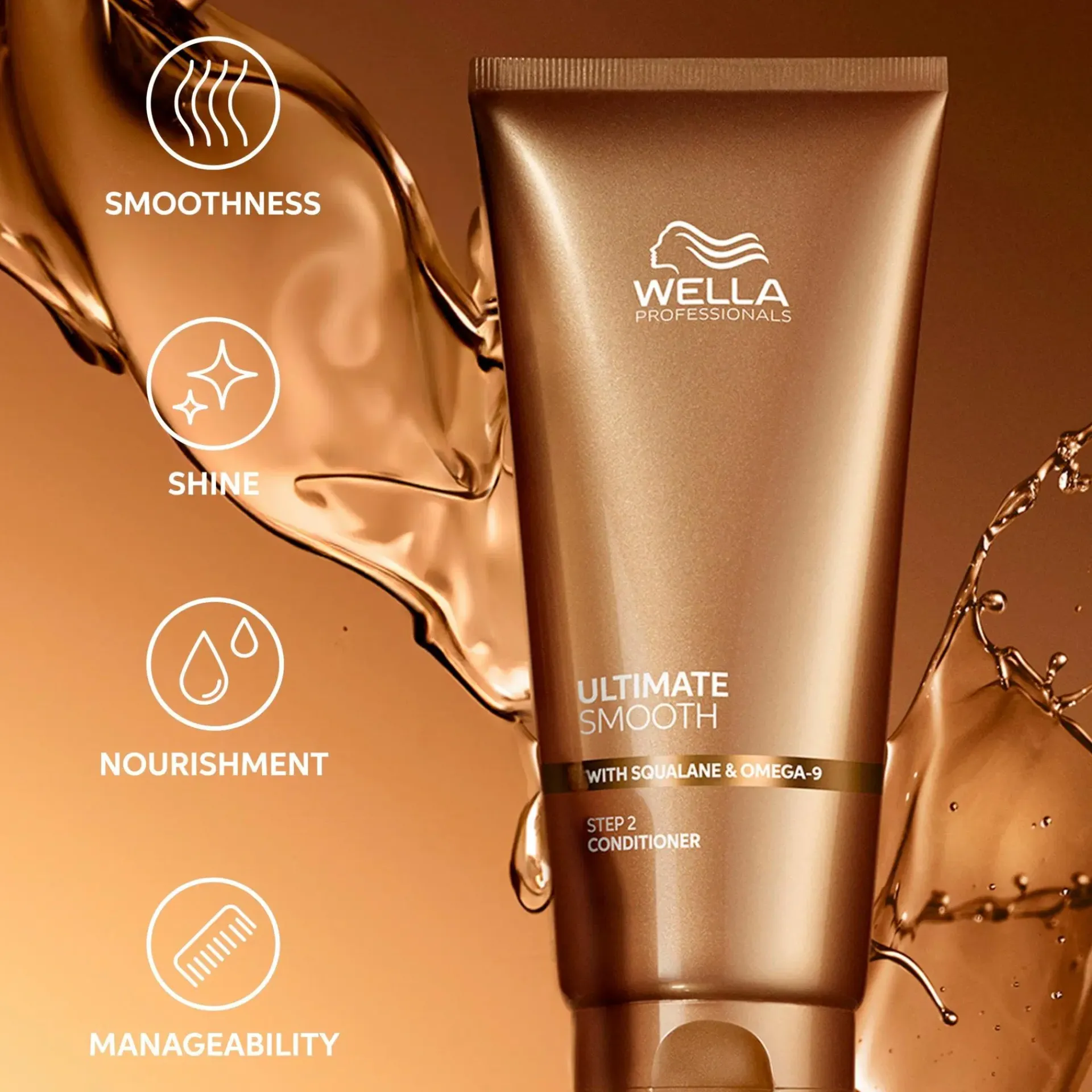 Wella Professionals Hiustenhoito|Kampaamotuotteet<Ultimate Smooth Conditioner hoitoaine 200ml