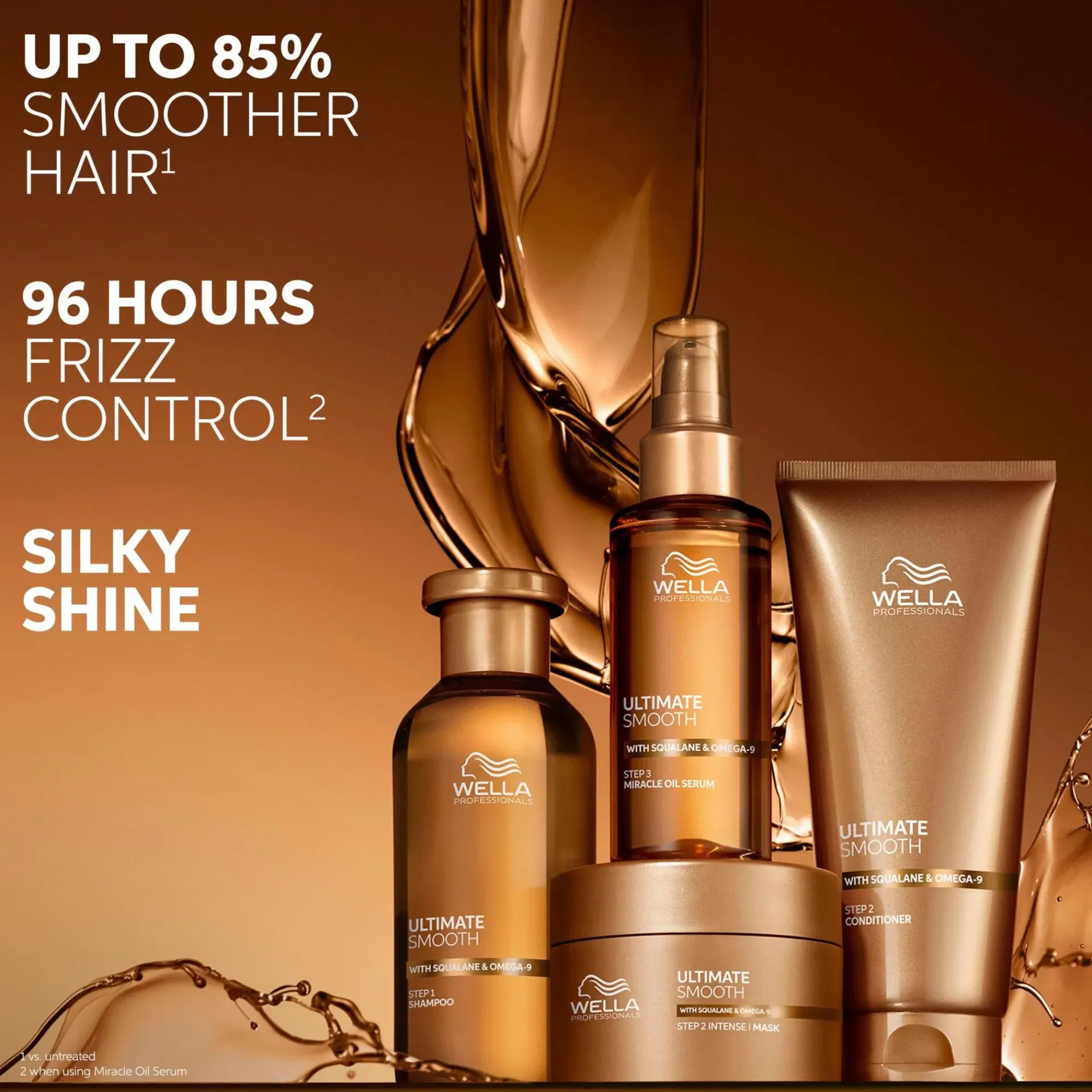 Wella Professionals Hiustenhoito|Kampaamotuotteet<Ultimate Smooth Miracle Oil Serum hiusöljy 100ml