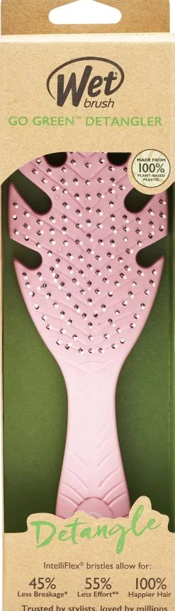 The Wet Brush Hiustarvikkeet<Wet Brush Go Green Brush selvitysharja, pinkki