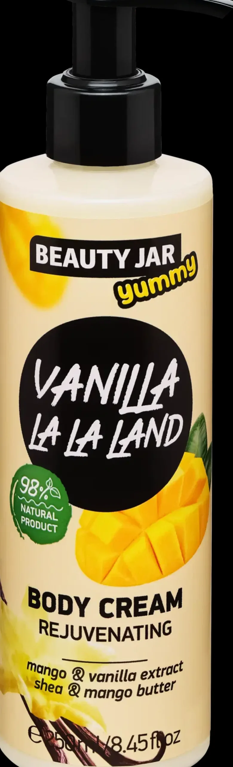 Beauty Jar Vartalonhoito<Yummy! Vanilla La La Land virkistävä vartalovoide 250 g