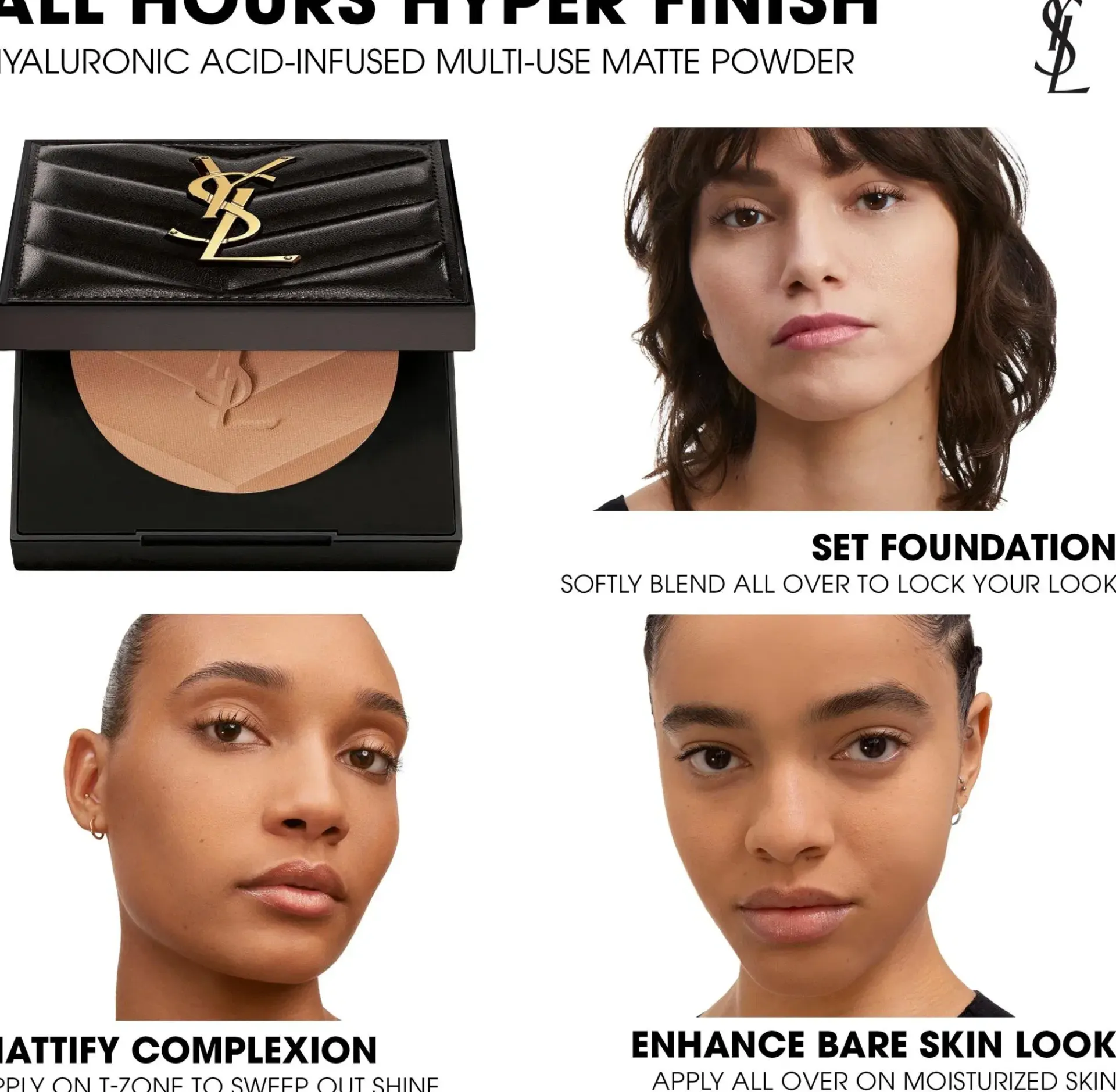 Yves Saint Laurent Kasvomeikit<All Hours Setting Powder puuteri
