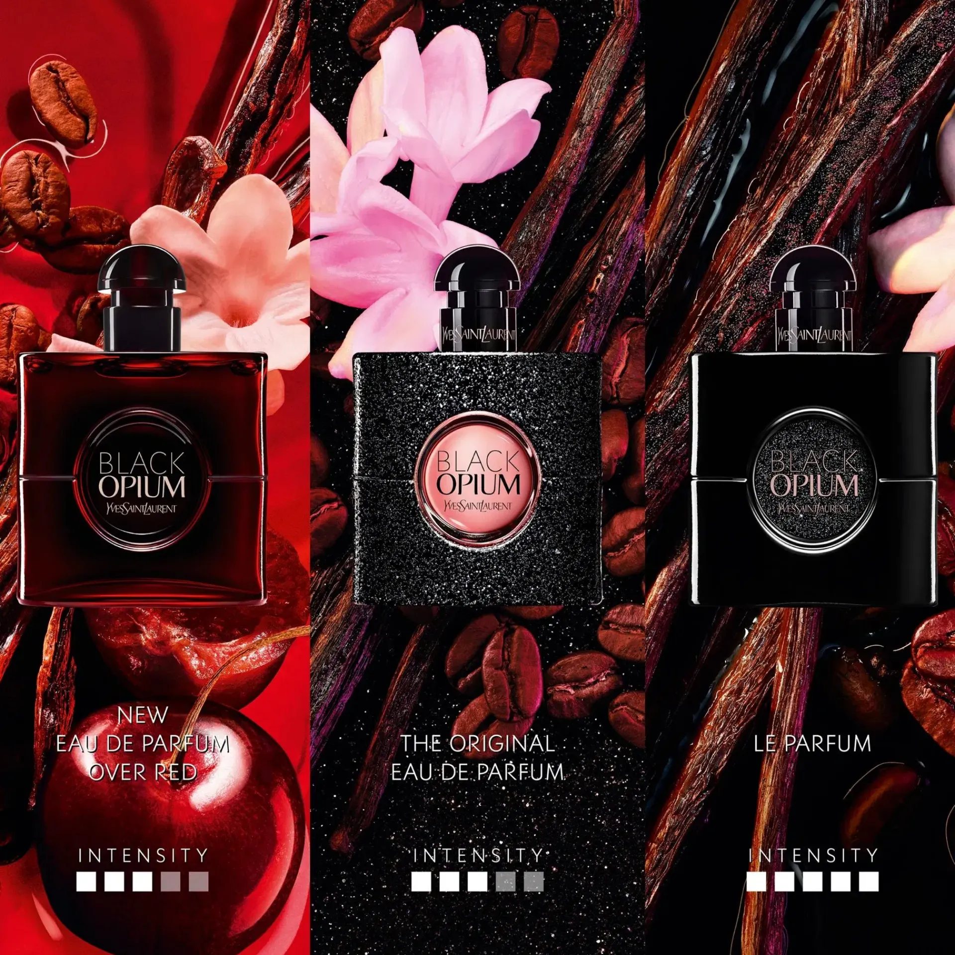 Yves Saint Laurent Hajuvedet<Black Opium Over Red EdP tuoksu 30 ml