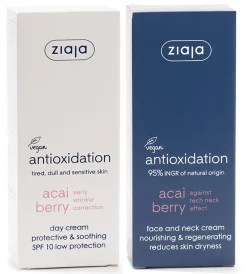 Ziaja Kasvojenhoito<acai berry päivävoide+yövoide setti