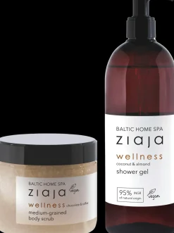 Ziaja Vartalonhoito<baltic home spa wellness vartalokuorinta 300 ml + suihkugeeli 500 ml