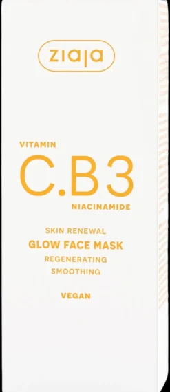 Ziaja Kasvojenhoito<C.B3-vitamiini Glow kasvonaamio 50 ml