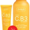 Ziaja Kasvojenhoito<C.B3-vitamiini kasvoseerumi 30 ml + 1 % AHA kasvovesi 120 ml