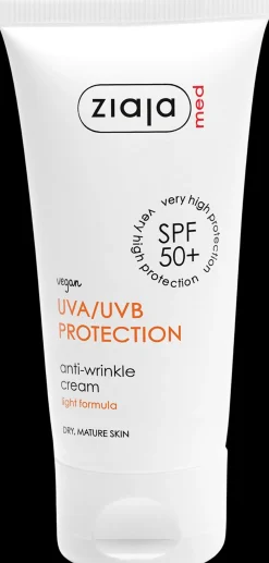 Ziaja Aurinkotuotteet<Med SPF 50+ kiinteyttävä aurinkovoide kasvoille 50 ml