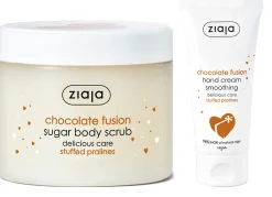 Ziaja Vartalonhoito<suklaa vartalokuorinta 300ml + käsivoide 50ml