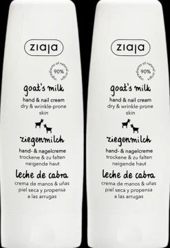 Ziaja Käsienhoito<vuohenmaito silottava käsivoide tupla 80+80ml